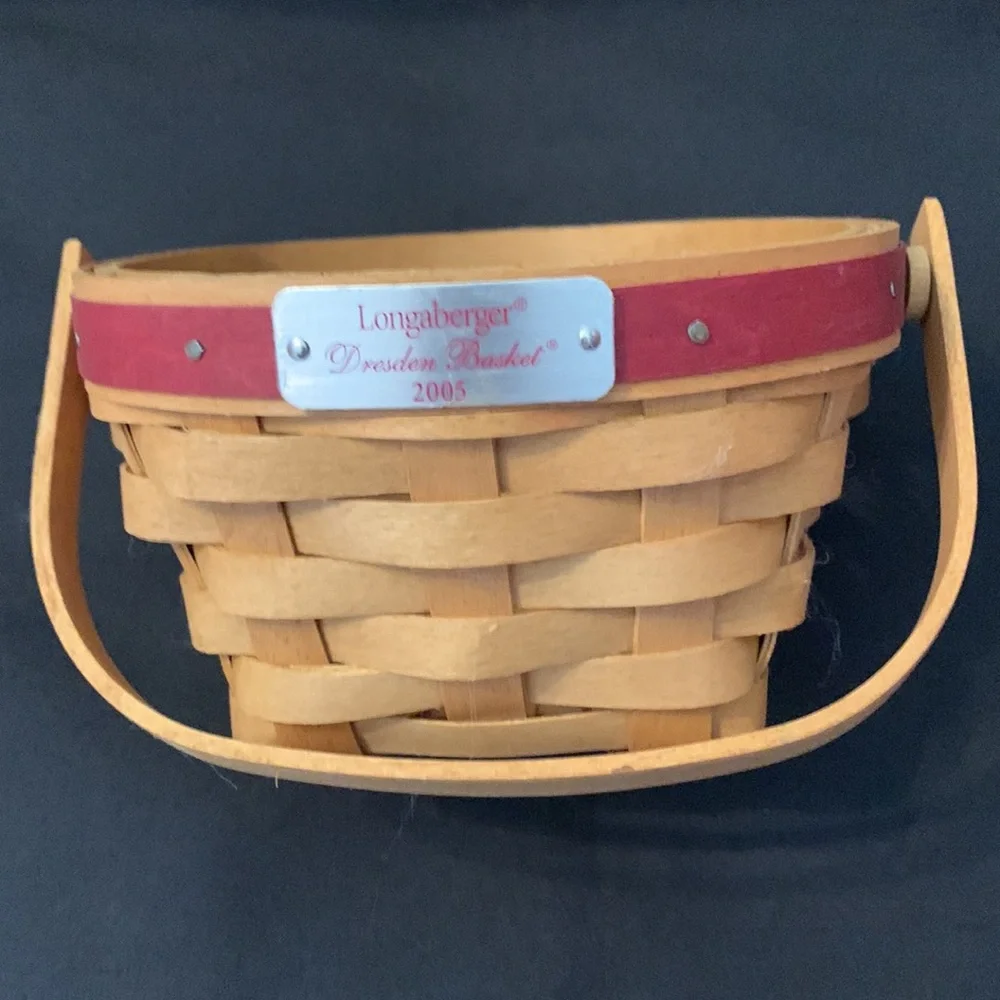 Longaberger 2005 Dresden Basket with Protector